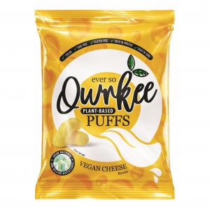 Qwrkee Vegan Cheese Probiotic Puffs 
